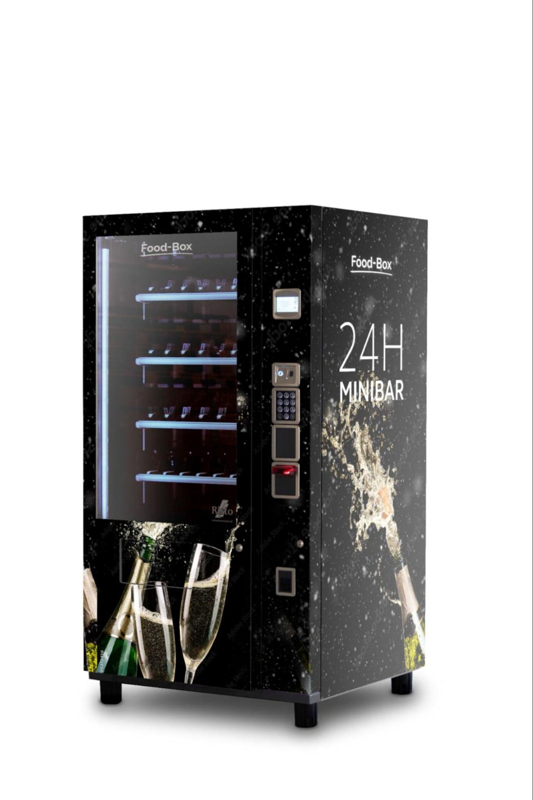 Hotelautomat mit Sekt-Design